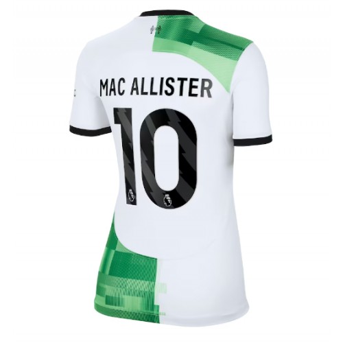 Fotballdrakt Dame Liverpool Alexis Mac Allister #10 Bortedrakt 2023-24 Kortermet